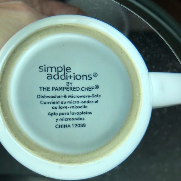 PAMPERED CHEF SIMPLE ADDITIONS DOTS MUG SET of 3 - Picture 9 of 10